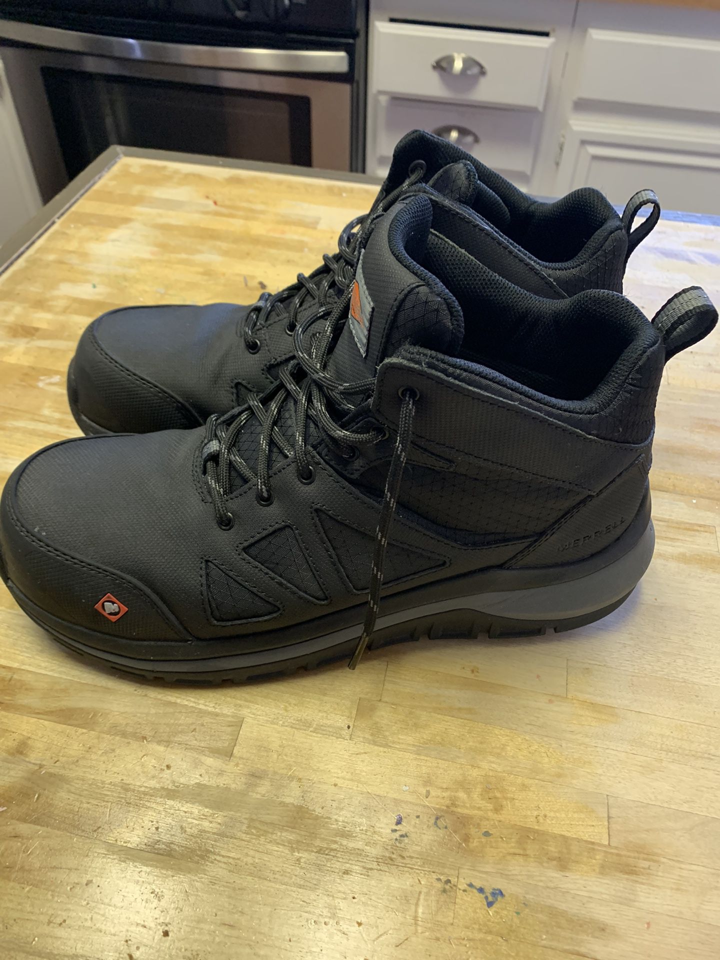 Merrell  Work Boots Steal Toe Size  10