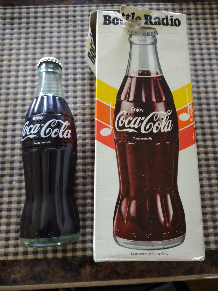 Coca Cola Pop Bottle Radio 
