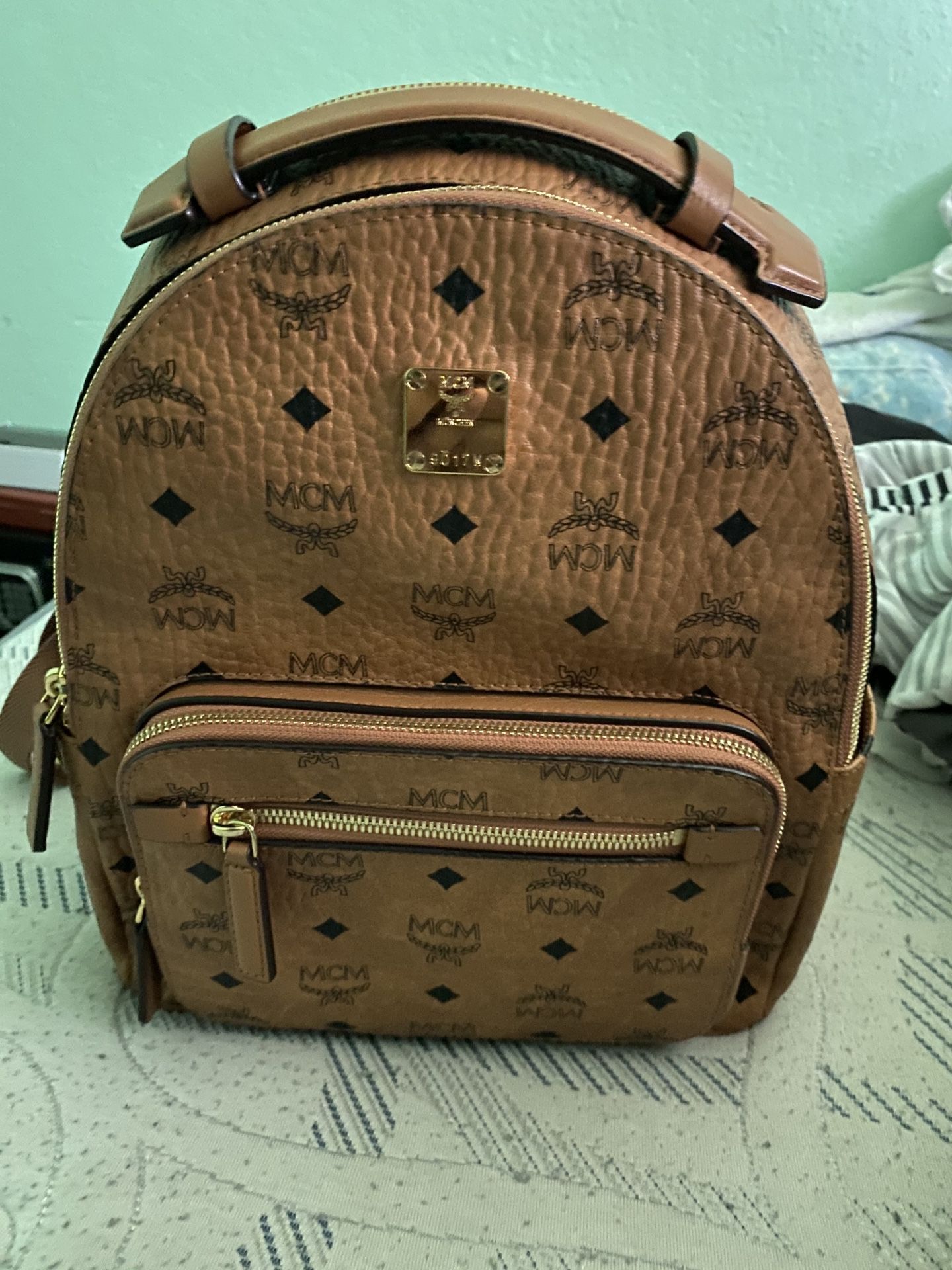 Brand New MCM Medium Backpack 