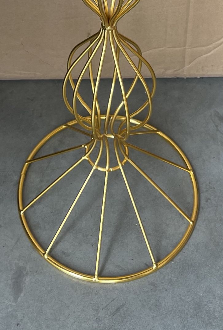 6 Metal Gold Flower Stand for Weddings Table Centerpiece Wedding Decoration Material 3’