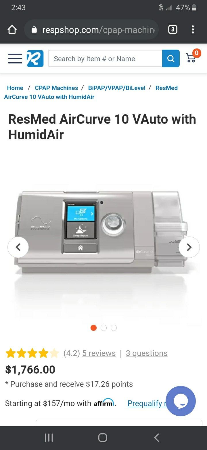 Cpap Machine And Supplies