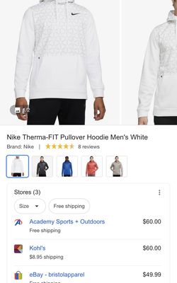 Nike Therma Men’s Hoodie - New With Tags! Thumbnail