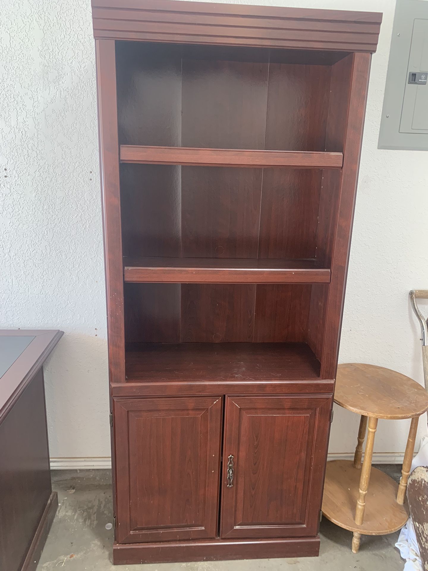 Executive Desk With Shelf