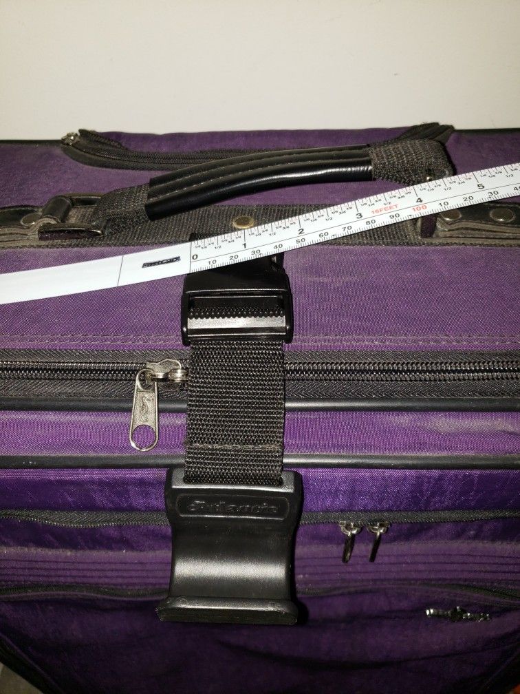 Atlantic Luggage Black 2pc Accessory Set Hanger Style Gym Toiletries Bag Clip On Purse Holder