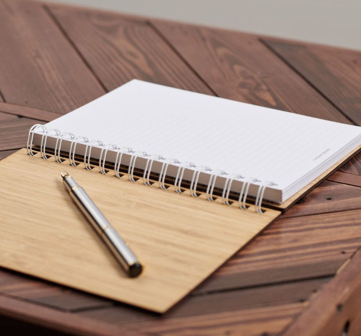 Real Authentic Bamboo Notebook