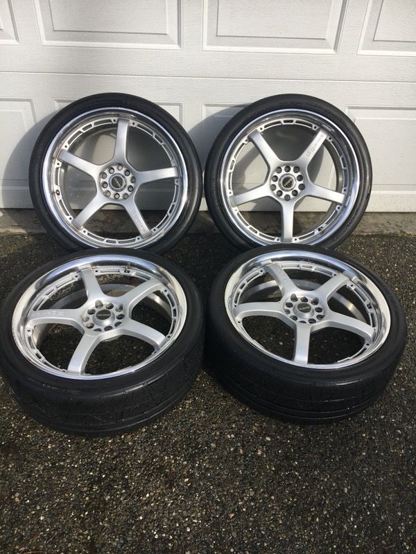 Rays Engineering G Games 77w Vaio 2pc Wheels 19x8 W Nitto Tires 5x100 5x114 3 For Sale In Seattle Wa Offerup