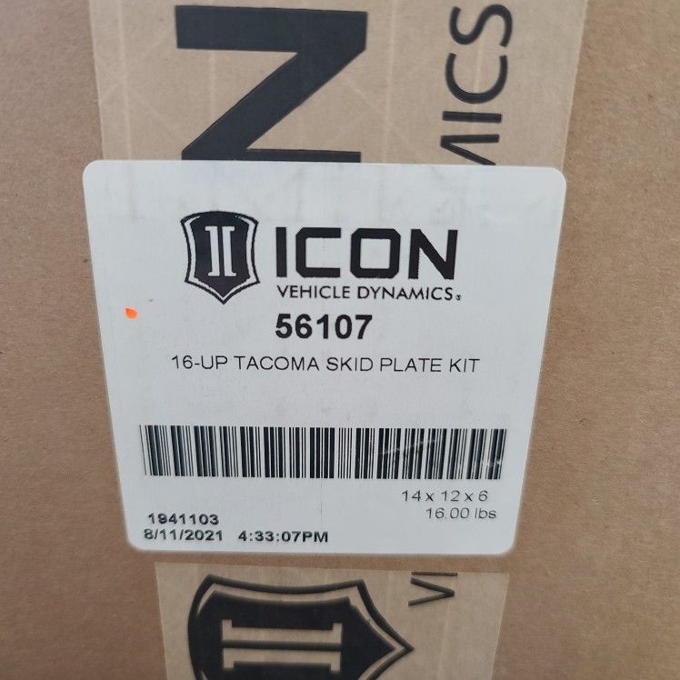 2016+ TOYOTA TACOMA ICON LCA SKID PLATES (LOWER CONTROL ARMS) 56107