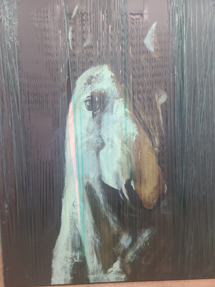 Z Gallerie Horse Painting 