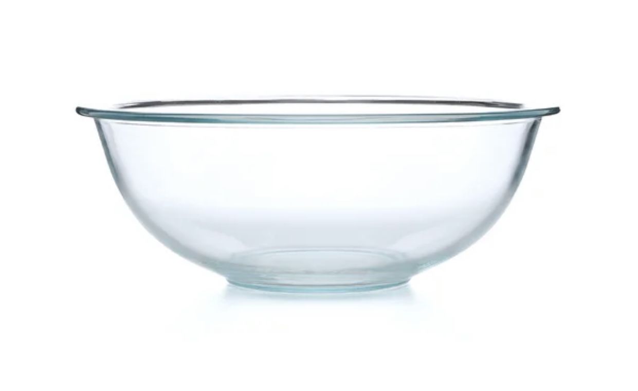 $14 each + sales tax- THREE Pyrex prepware mixing bowls. MSRP $36 each.