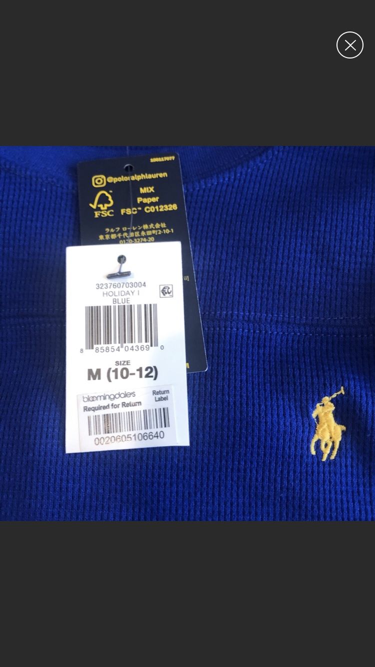 Boys Polo Long Sleeve Shirt
