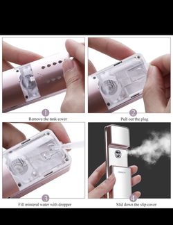 Mini Facial Steamer with Mirror Thumbnail