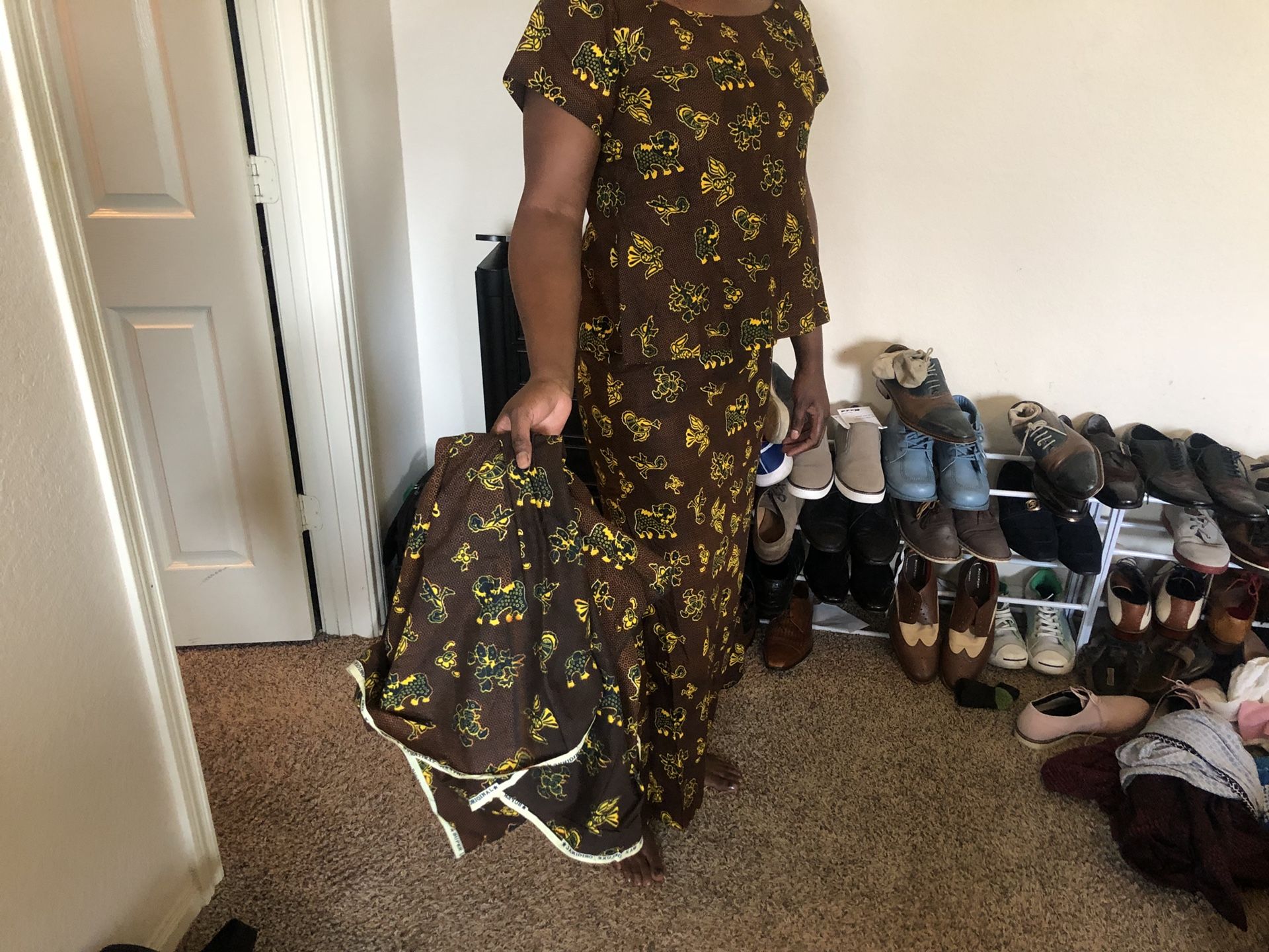 African formal outfit