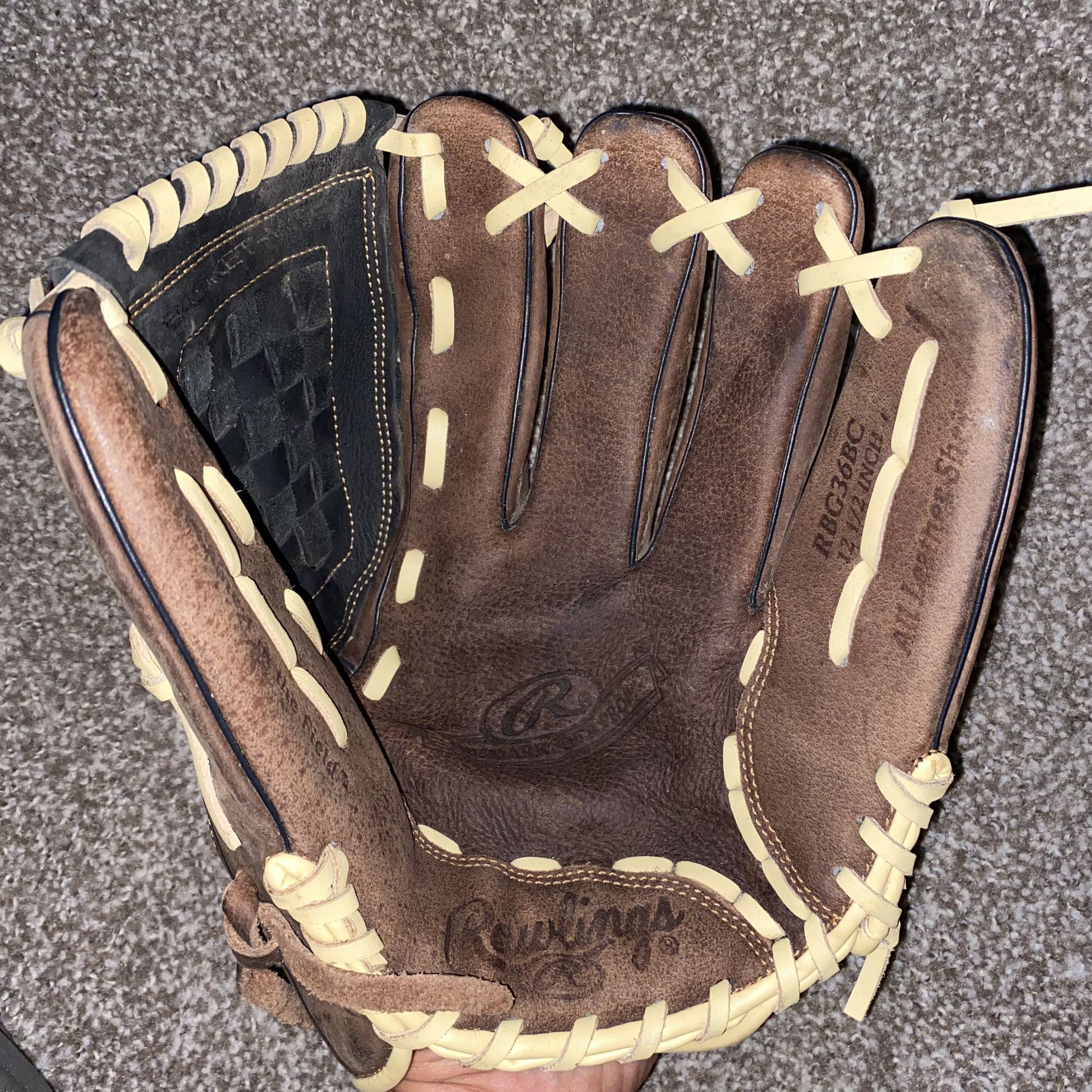 Baseball Glove, Bat, and Ball