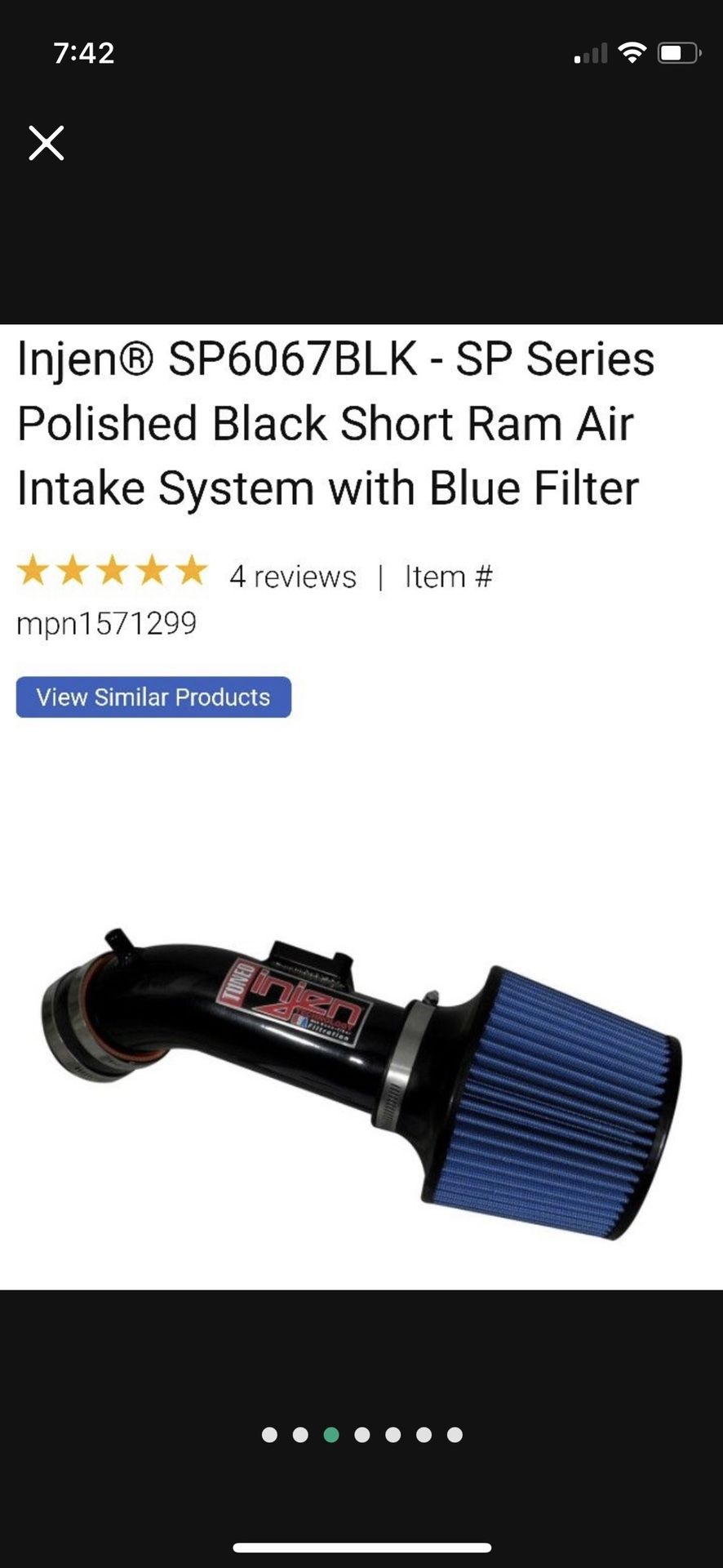 Injen Intake SP6067BLK