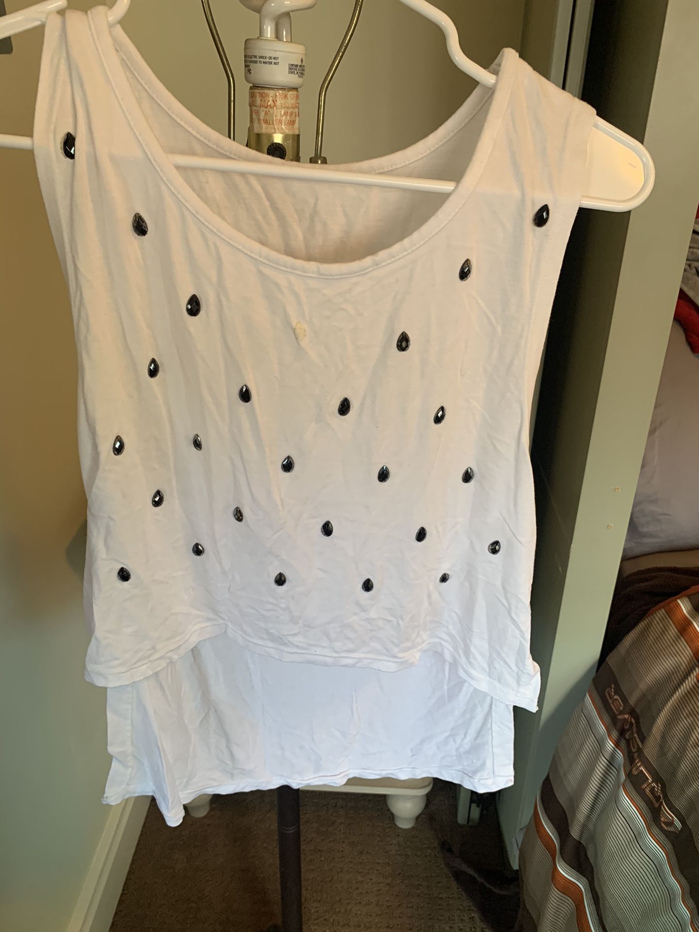 White casual blouse