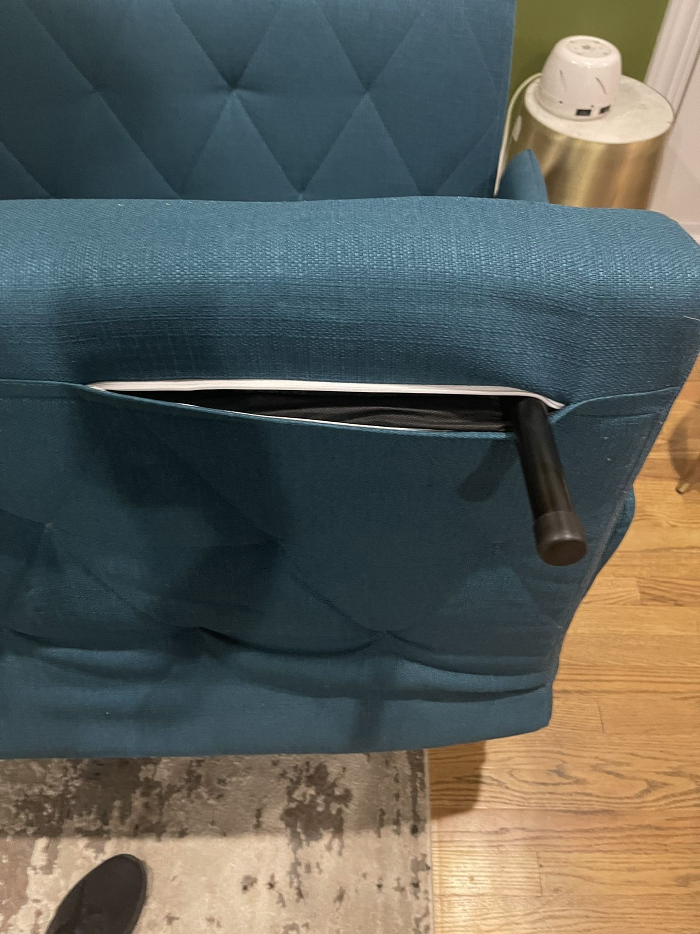 Convertible Love Seat Folds Out To Twin Bed