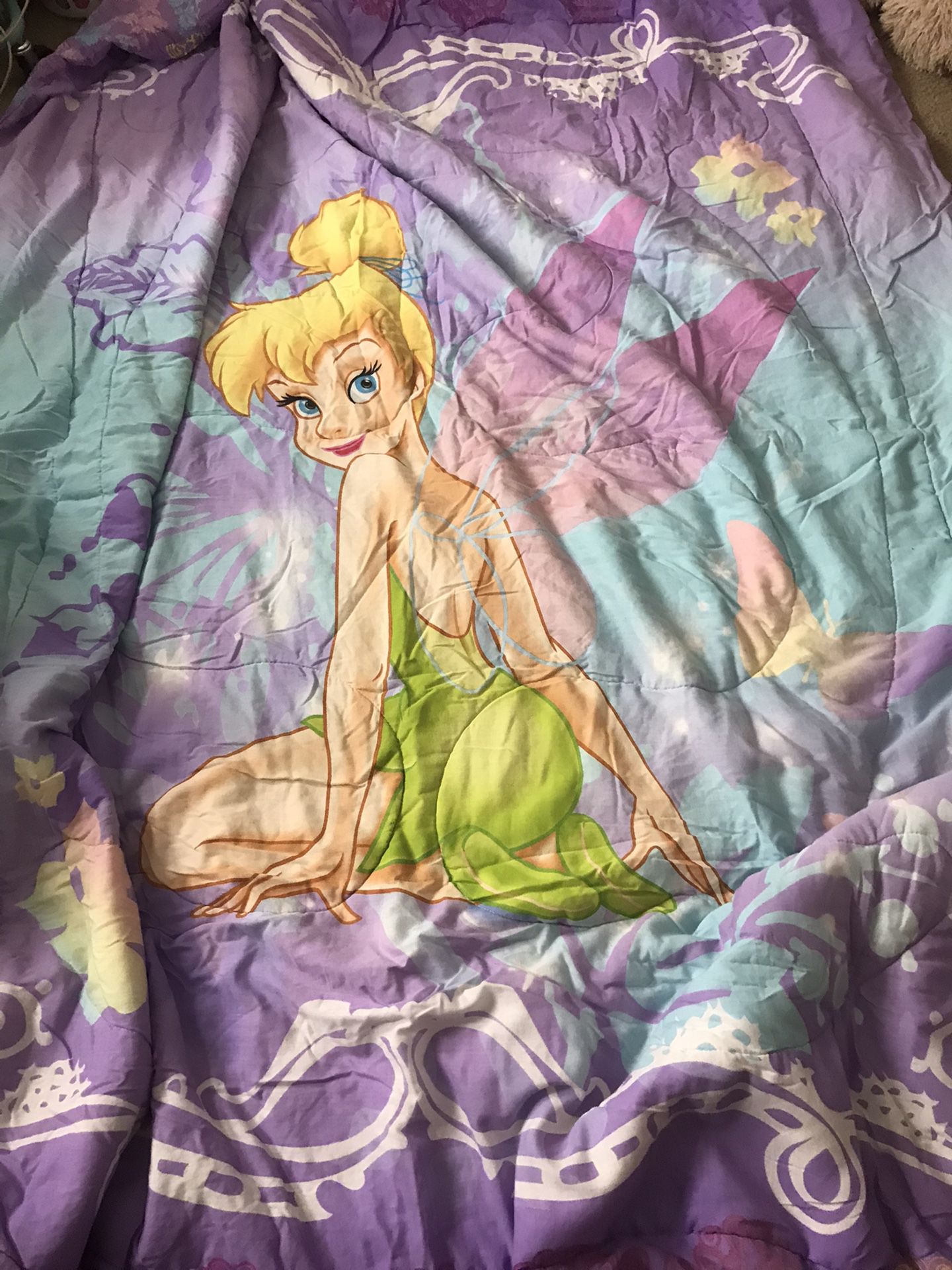 Twin Size Tinkerbell Comforter