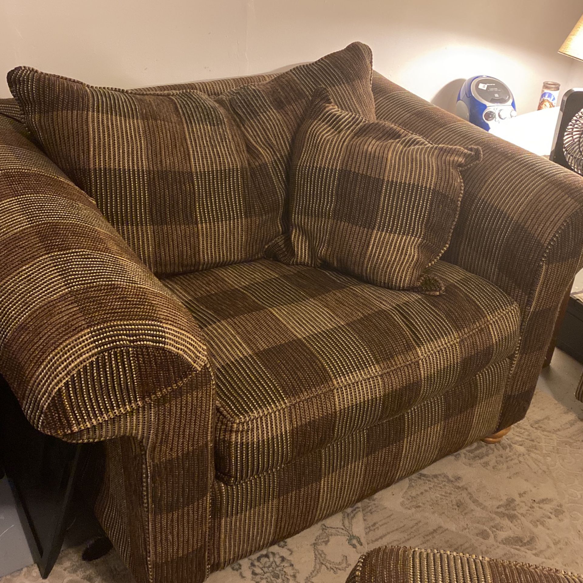 Love Seat, Couch Chair, Ottoman- Clean House, Smoke Free $225 OBO 