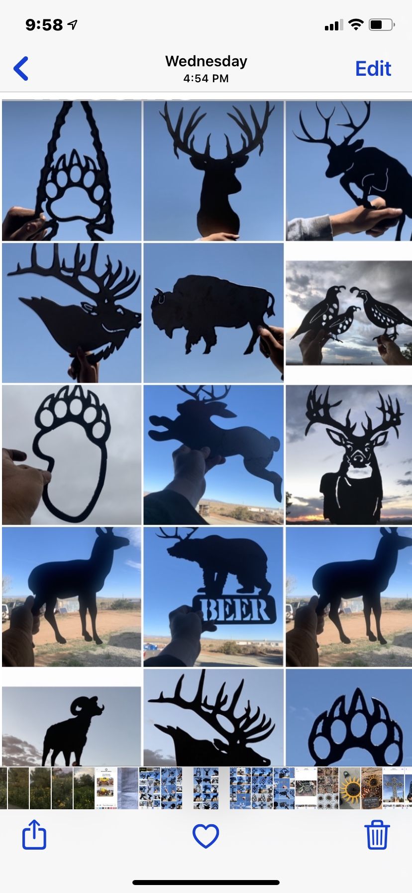Steel Silhouettes $1 Per Inch Wide 4”-28” $4-$28 Each (contact info removed)