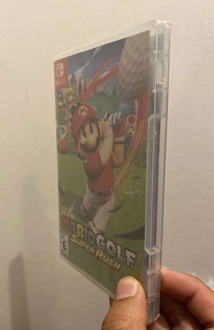 Nintendo Switch games Sealed bundle Mario Golf Luigi’s Mansion 3 Super Mario 3D World Browser’s Fury
