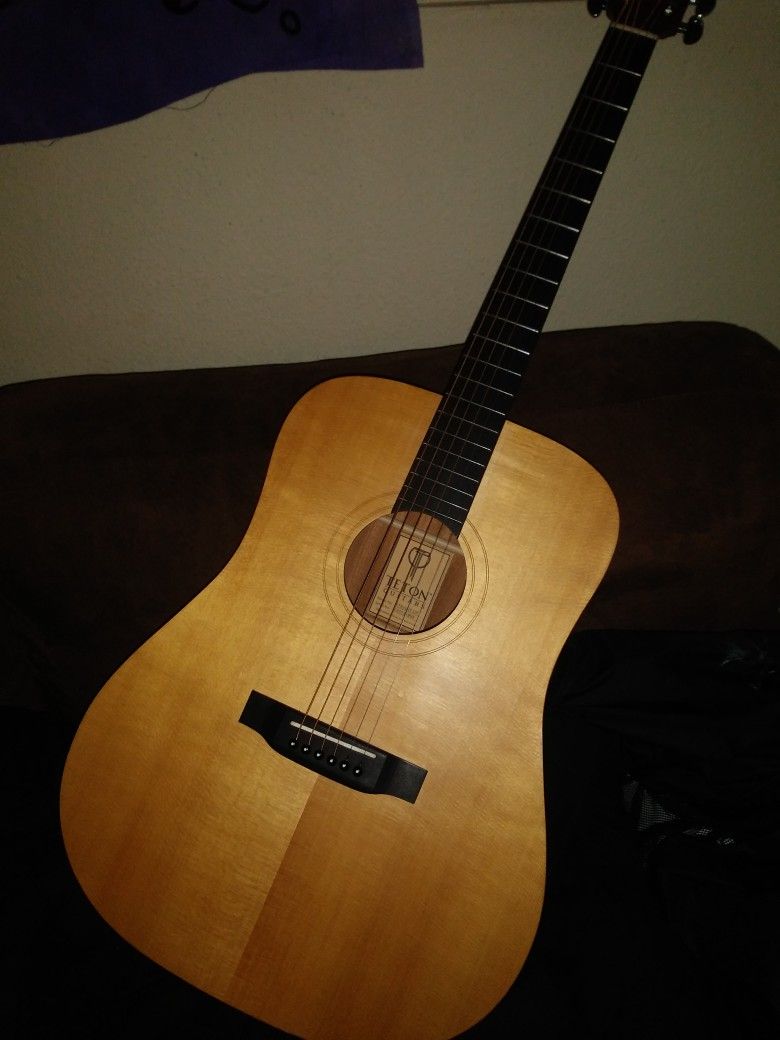 New Teton Acoustic Guitar Natural Finish