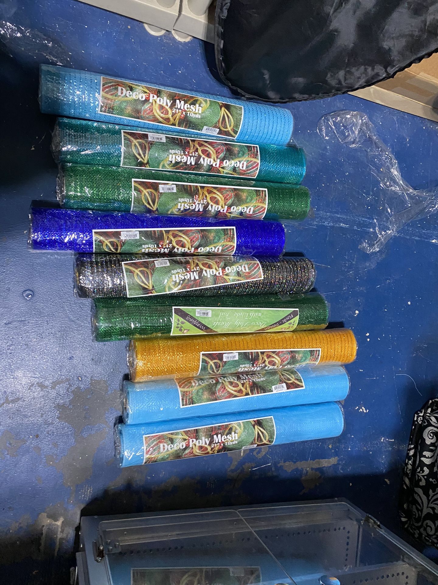 Wreath Making Deco Mesh Multiple Colors Over 60 Rolls