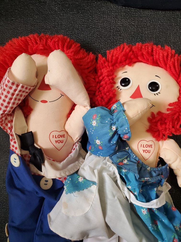 Raggedy Ann and Andy Dolls