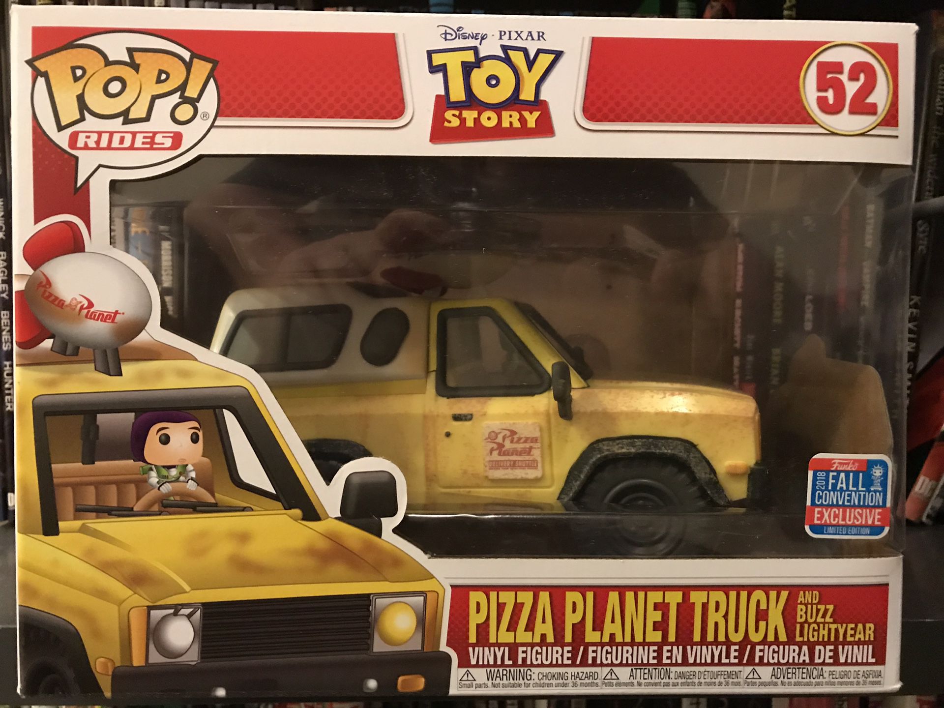 Lightyear NYCC Funko Pop 52 Toy Story Pizza Planet Truck & Buzz