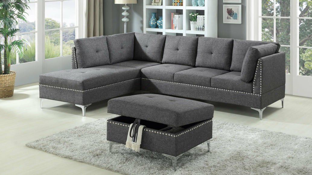 IN STOCK❤Astra Gray Sectional


