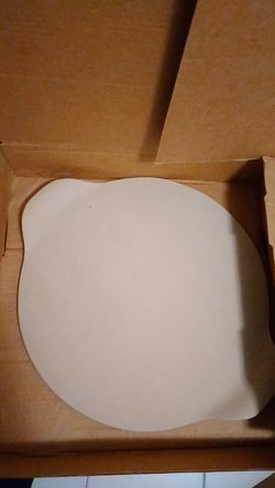 The Pampered Chef Large Round Stone with handles Thumbnail