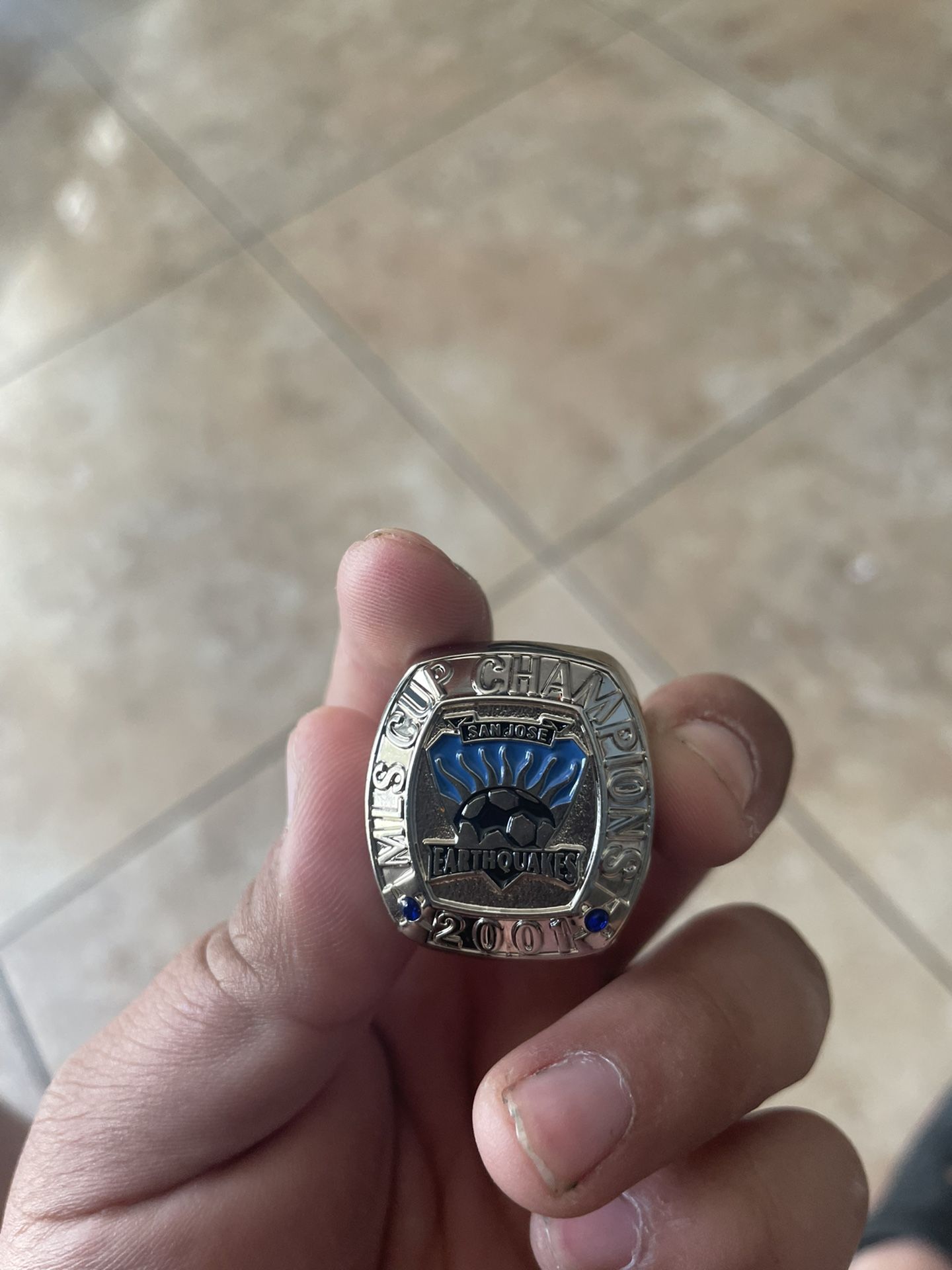 San Jose Earthquakes 2001 Championship Ring