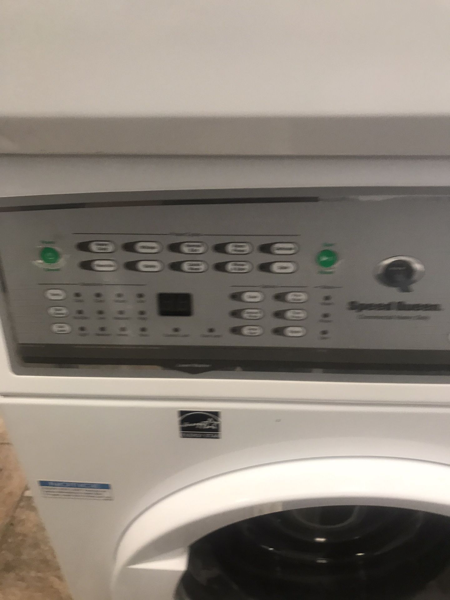 Speed Queen Commercial Heavy Duty Stack Washer And Dryer