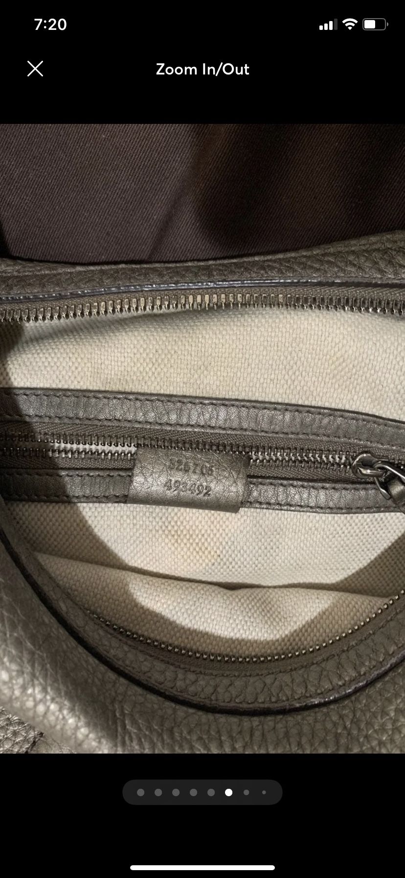 Gucci Silver Soho Chain Strapped Hobo Shoulder Bag