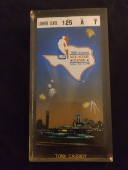 1986 All-Star Game Ticket 36th Annual Thumbnail