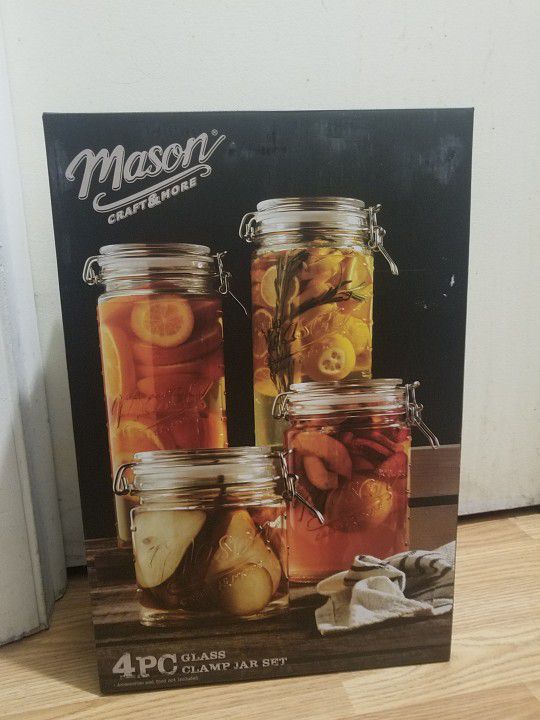 Mason Craft & More 4-pc. Preserving Clamp Jar Set

