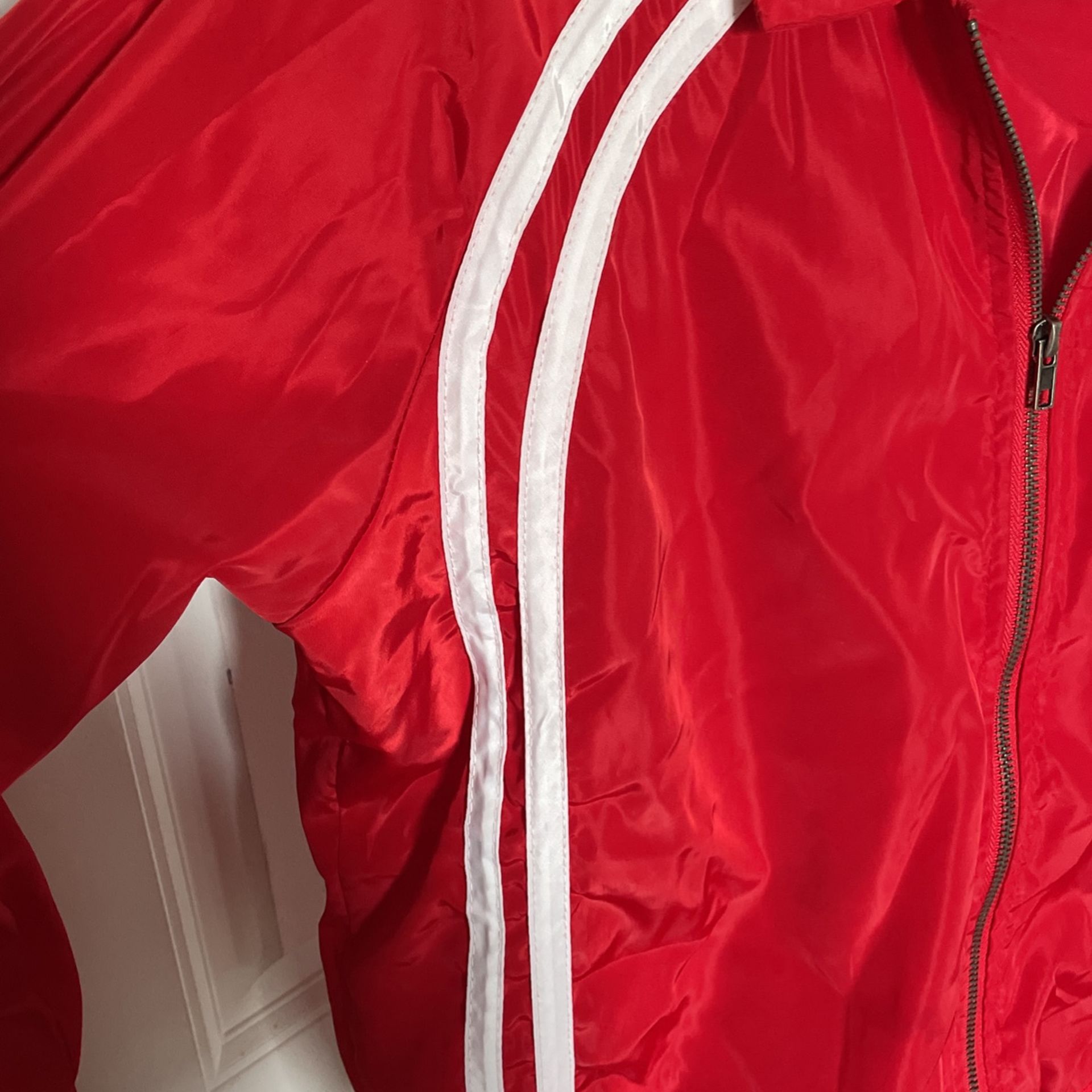 Red Windbreaker