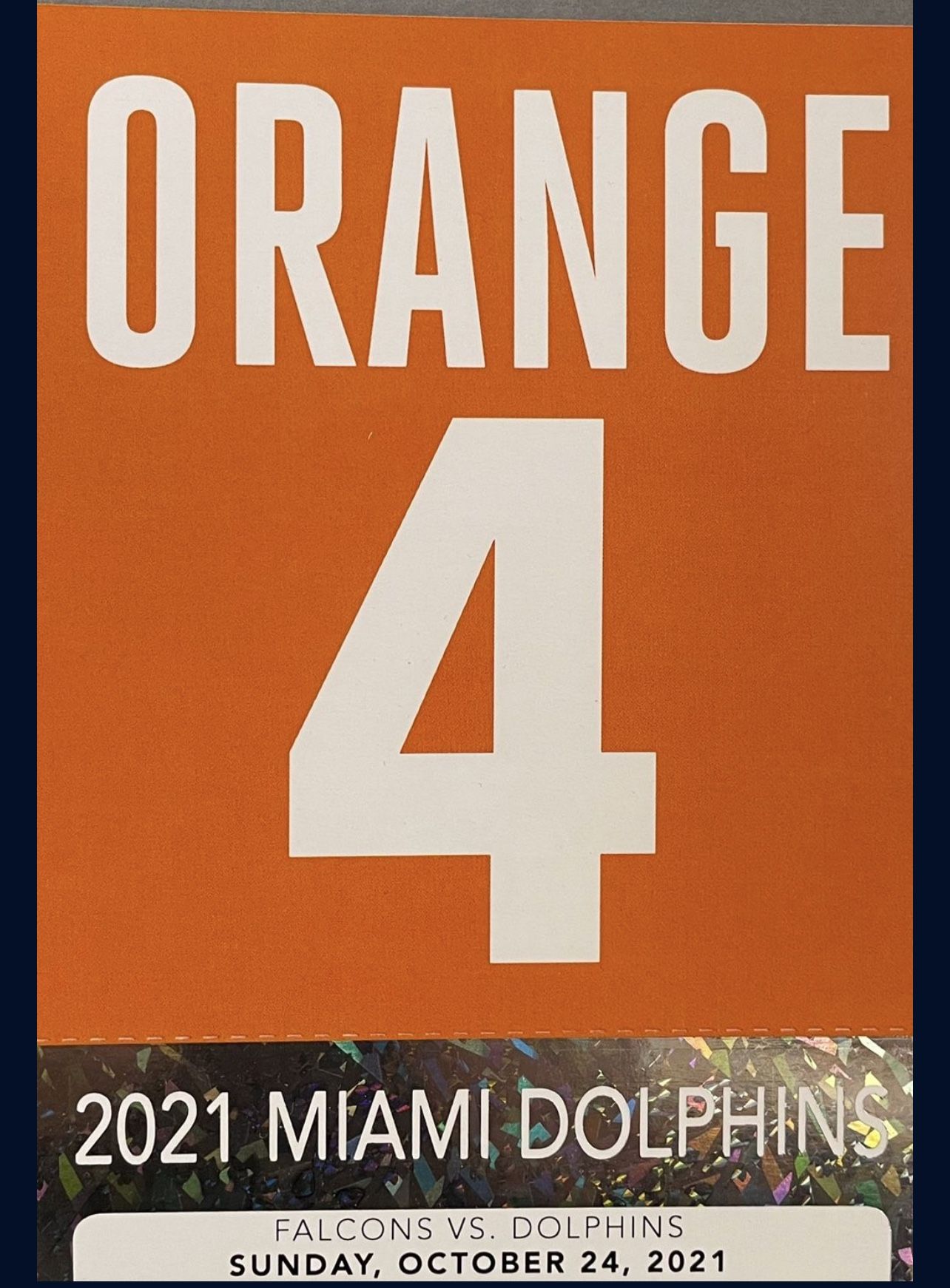 Miami Dolphins Parking Pass