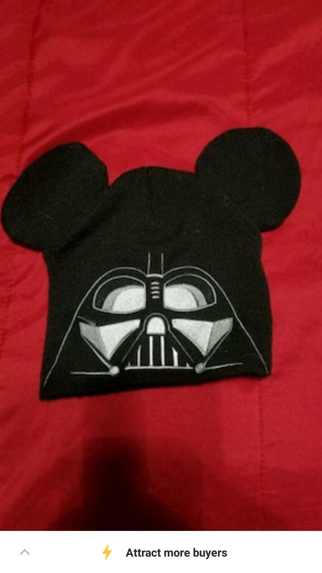 Darth Vader Mickey Mouse Ears Beanie