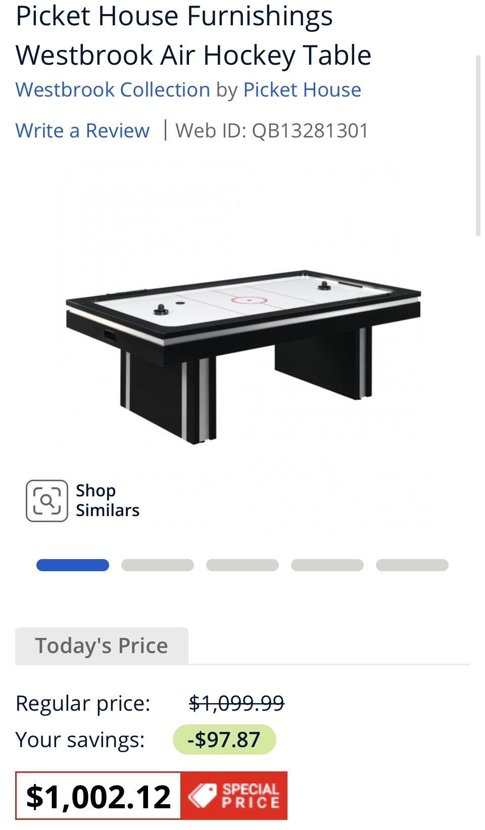Brand New Never Opened Air Hockey Table