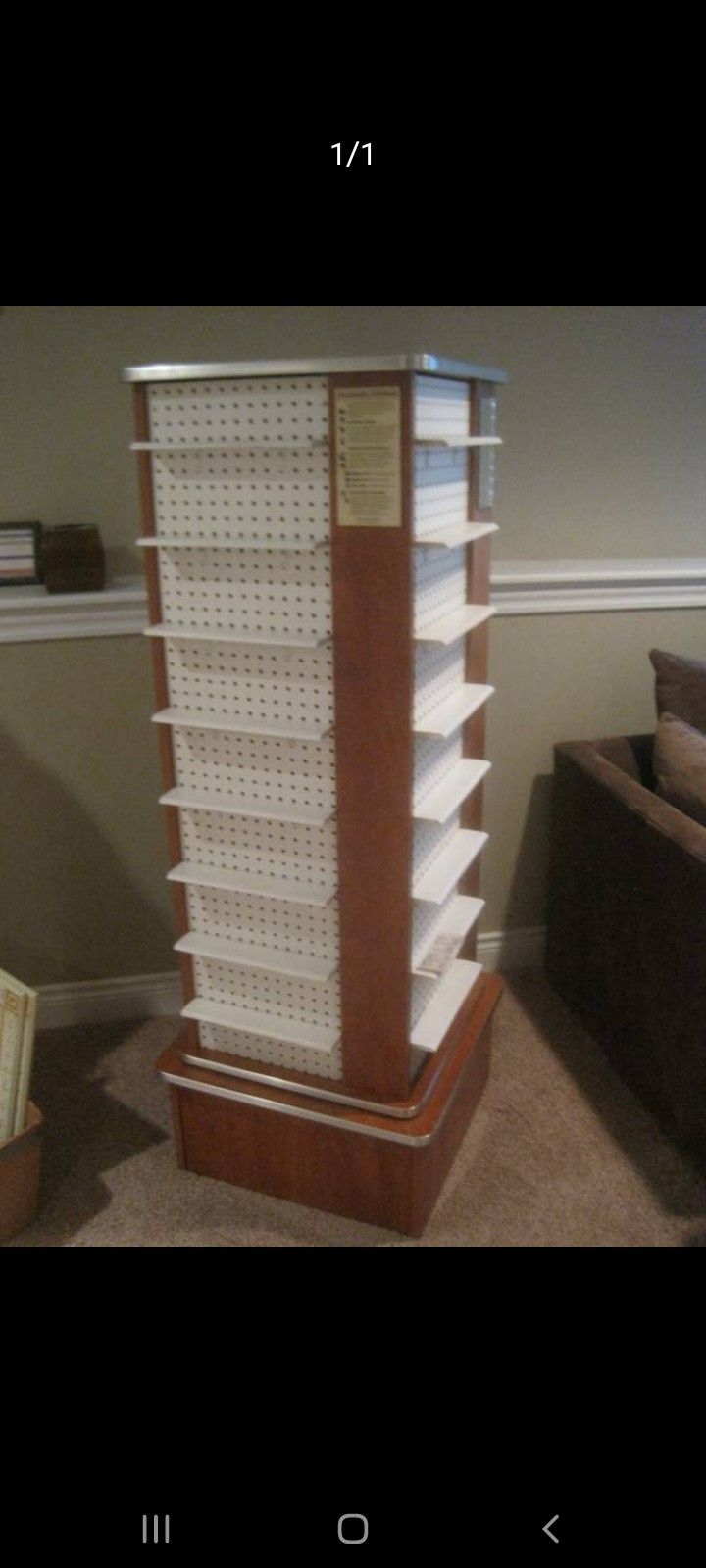 Spinning Peghook Display Rack (Local Delivery $20)