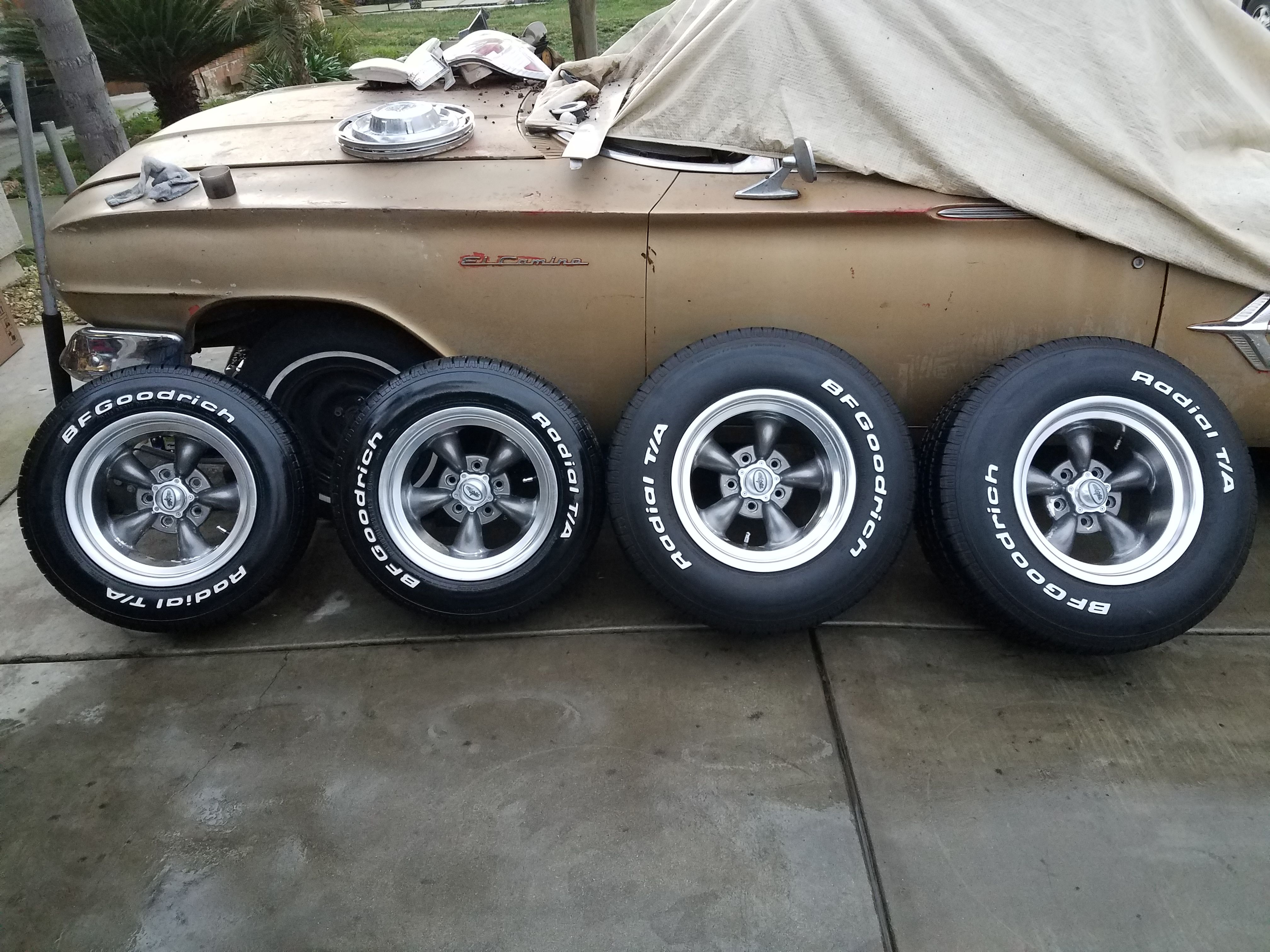 American racing torque thrust 15x10 15x8 camero el camino monte carlo