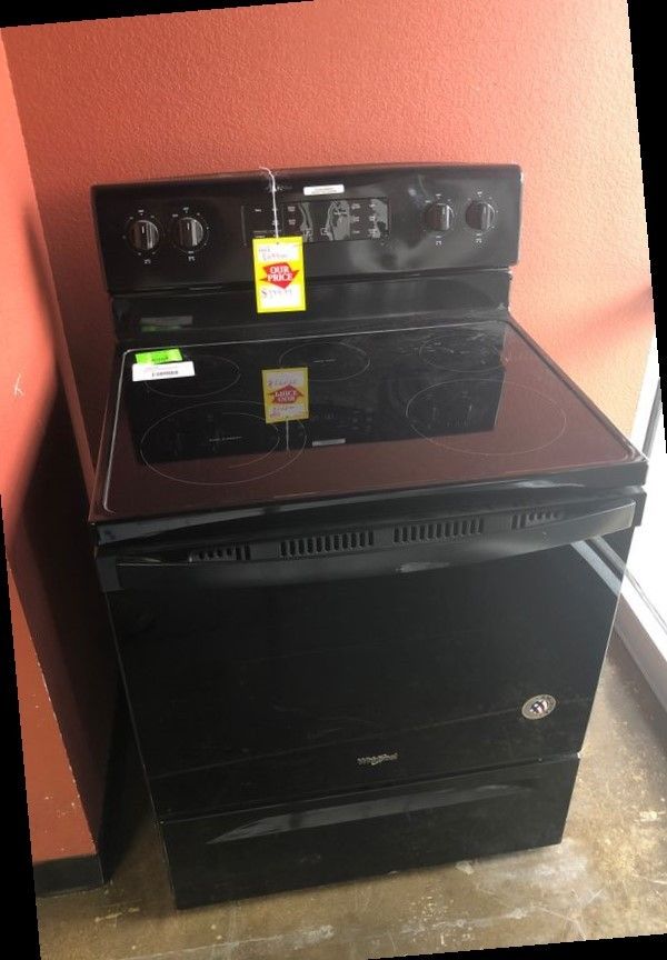 Whirlpool Black Electric Range Stove 💲💲 3JAI