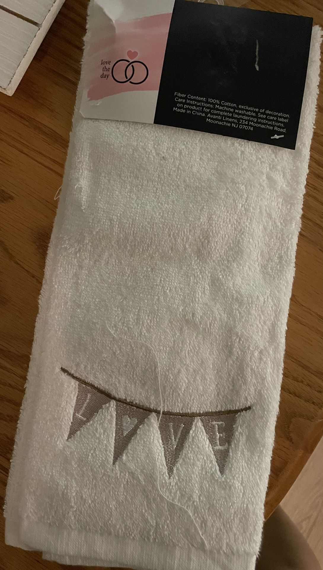 Love Hand Towels