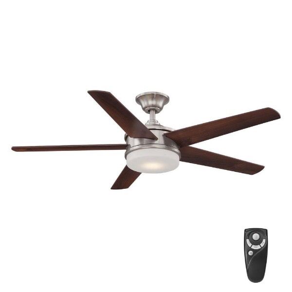 Home Decorators Collection Davrick 52 Led Indoor Brush Nickel Ceiling Fan W Light Kit Remote New For In Plantation Fl Offerup - Home Decorators Collection Indoor Ceiling Fan Light Kit