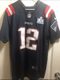 Tom Brady New England Patriots Nike Super Bowl LII stitched authentic Jersey  Thumbnail