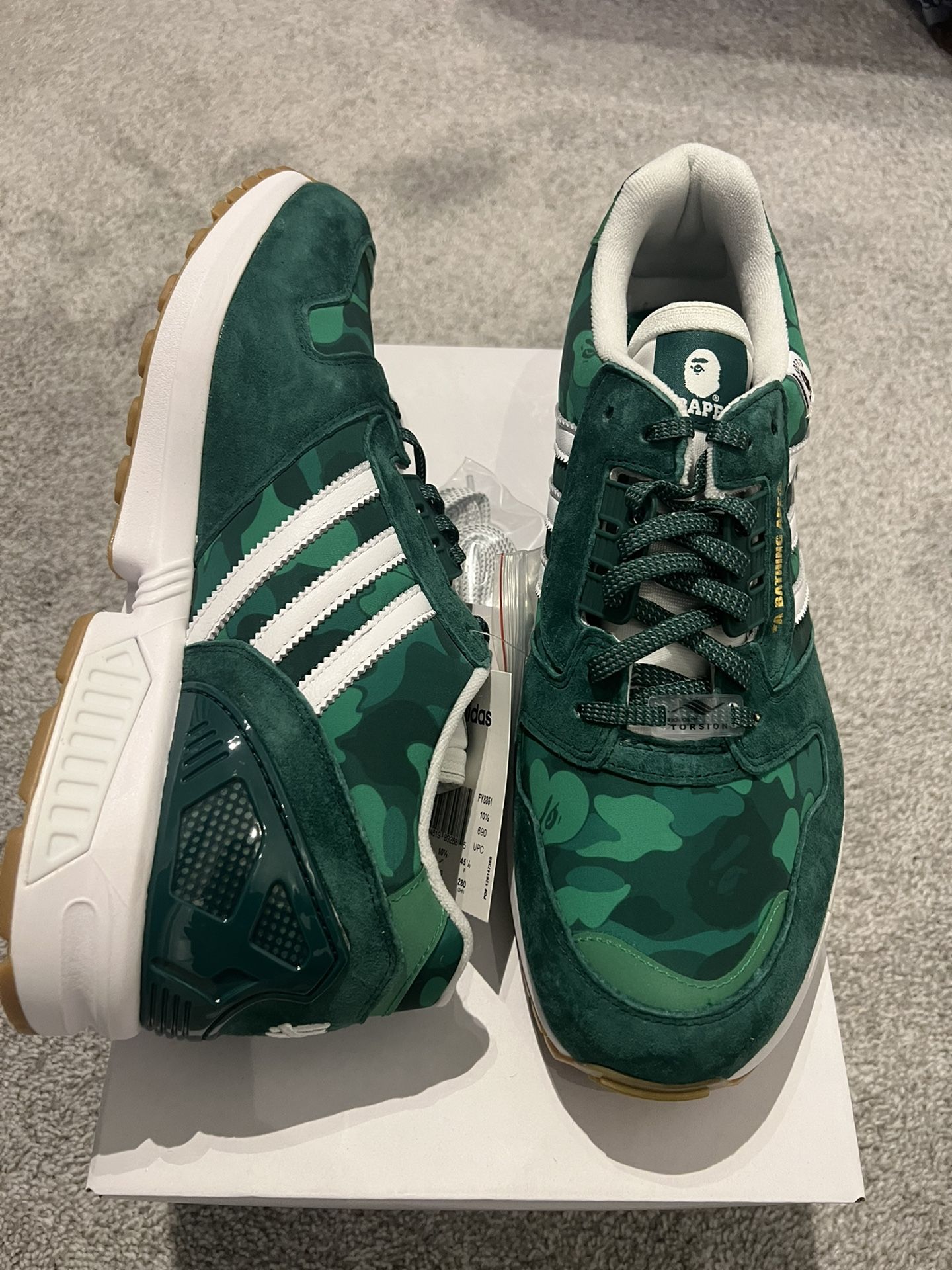Bape X Adidas Sz.11 W/receipt