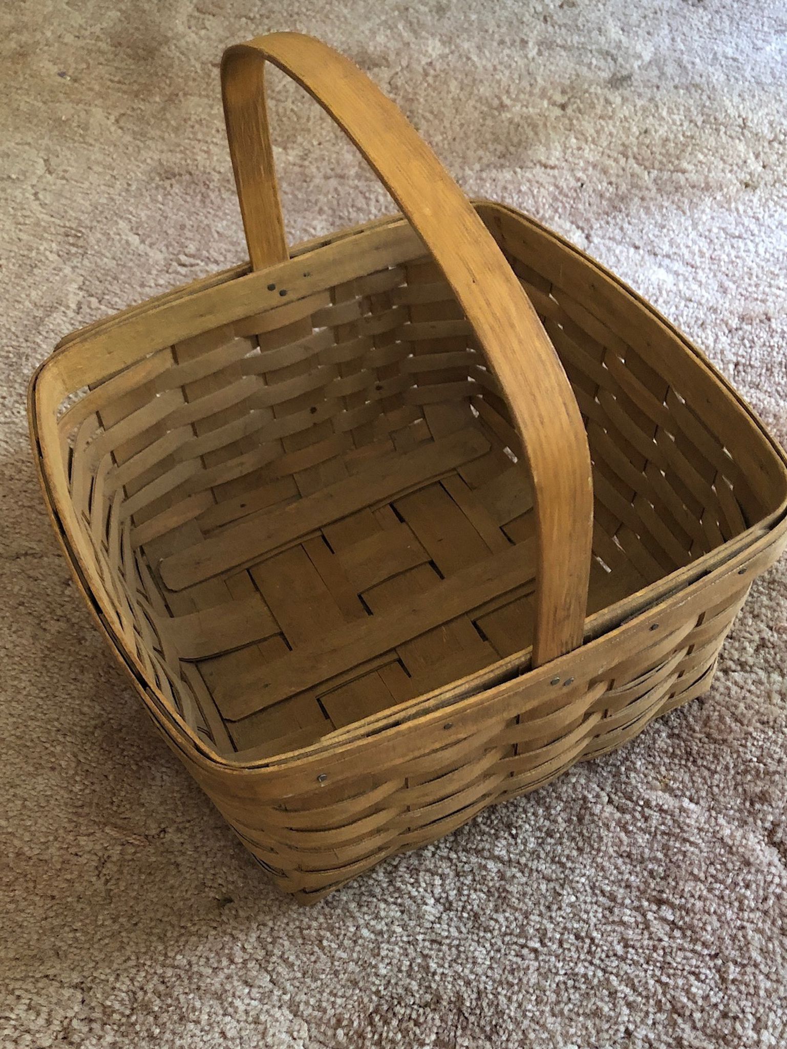 Medium Longaberger Basket From 1985
