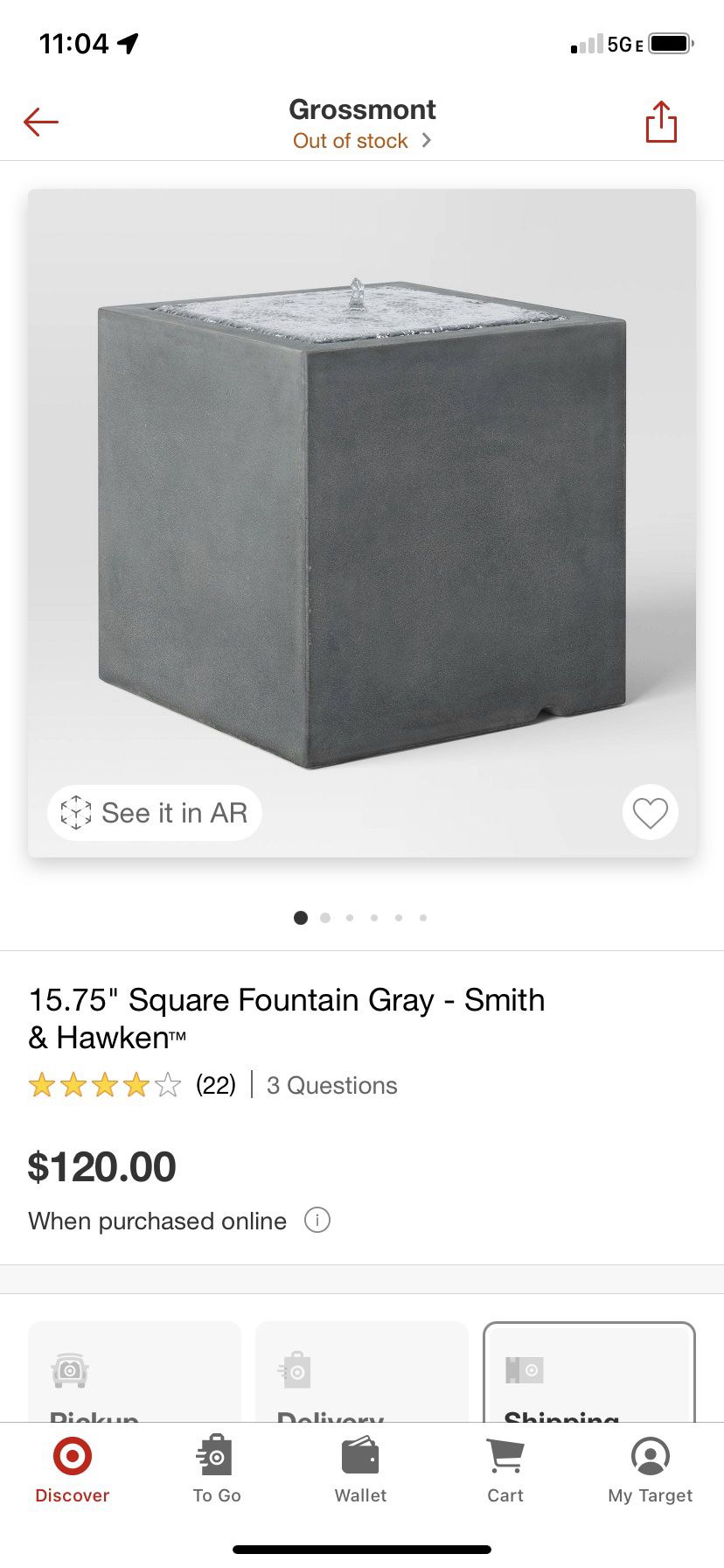 Fountain Water Feature Brand New In Box