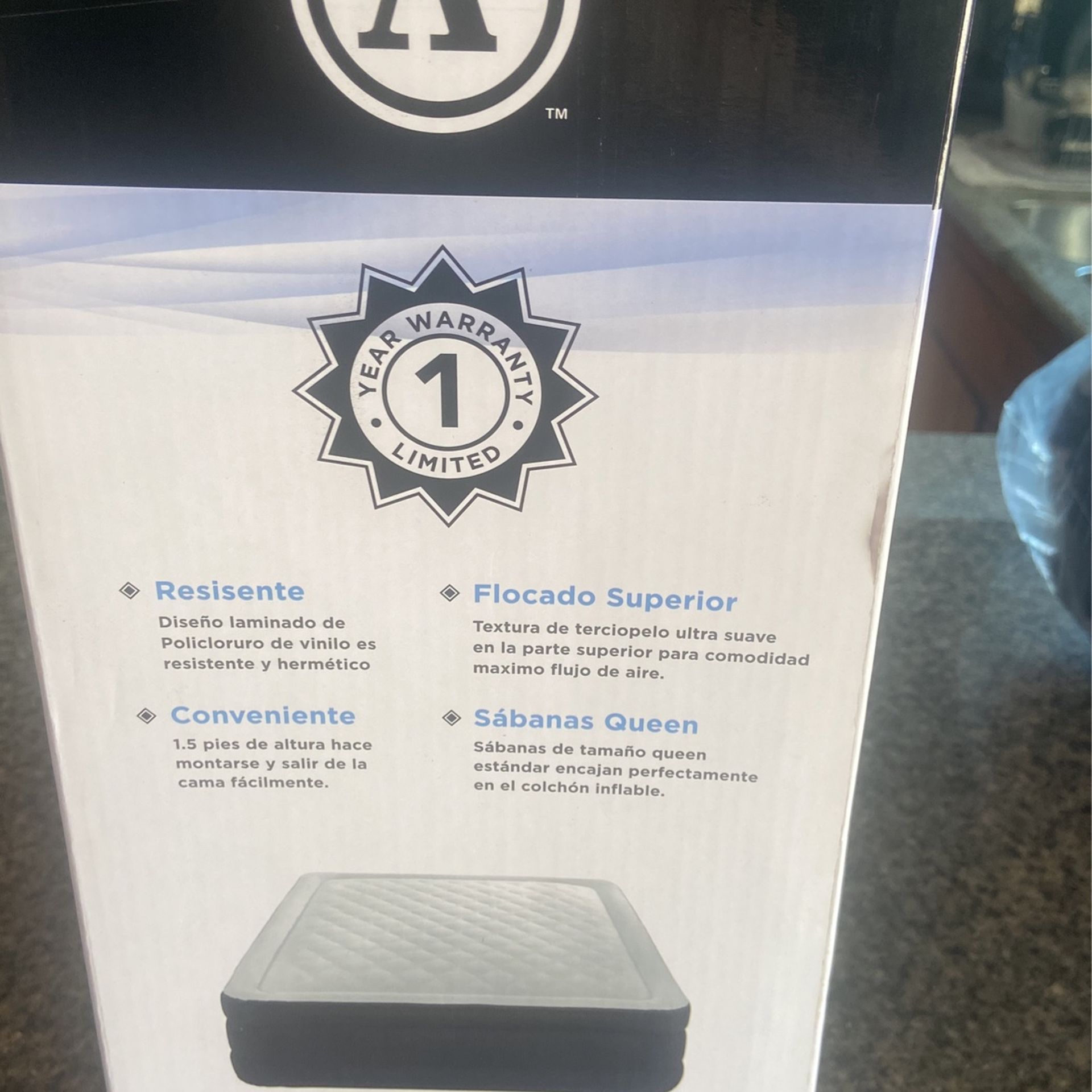 Raised Air Mattress queen size brand new still in the box