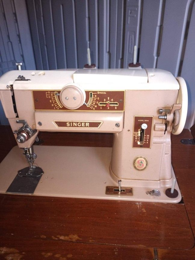 Singer Sewing Machine W/original Table